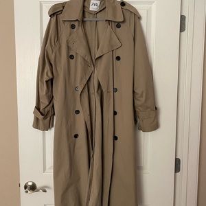 Soft Oversized Trench Coat